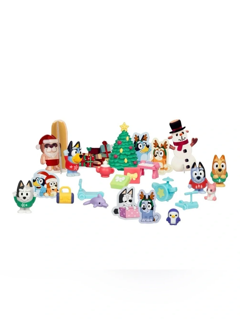 Bluey Holiday Advent Calendar - Red & Green